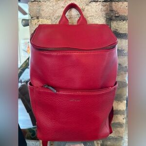 🛍️ Matt & Nat Cherry Red Women's Backpack